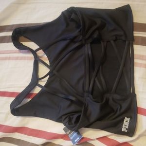 PINK Victoria's Secret Intimates & Sleepwear - Tank sports bra large strapy back PINK Victoria's Secret Intimates & Sleepwear - Tank sports bra large strapy back